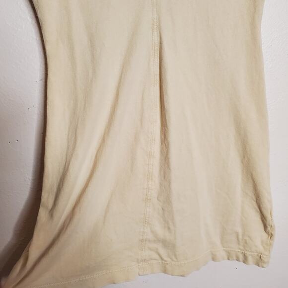 L Space Beachwood Twist Front T-Shirt Dress Sand Size XS Short Sleeve Neutral - Picture 7 of 11